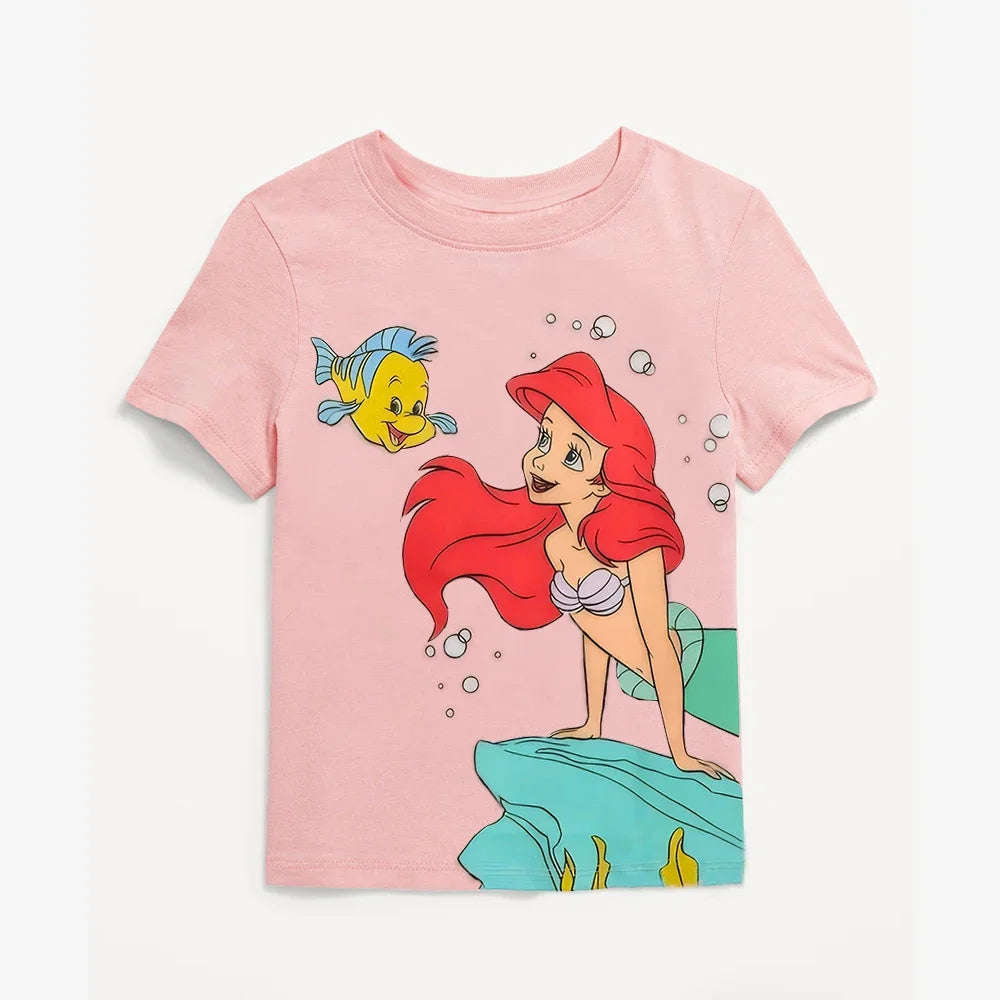 Baby Girl T-shirt Summer Toddler Boys Tops Tees Fashion Short Sleeve Kids Tops Tees Child Clothes