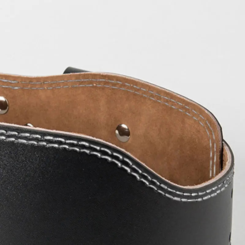 Squat Belt Professional Leather Fitness Belt Weightlifting Deadlift Fitness Waist Belt
