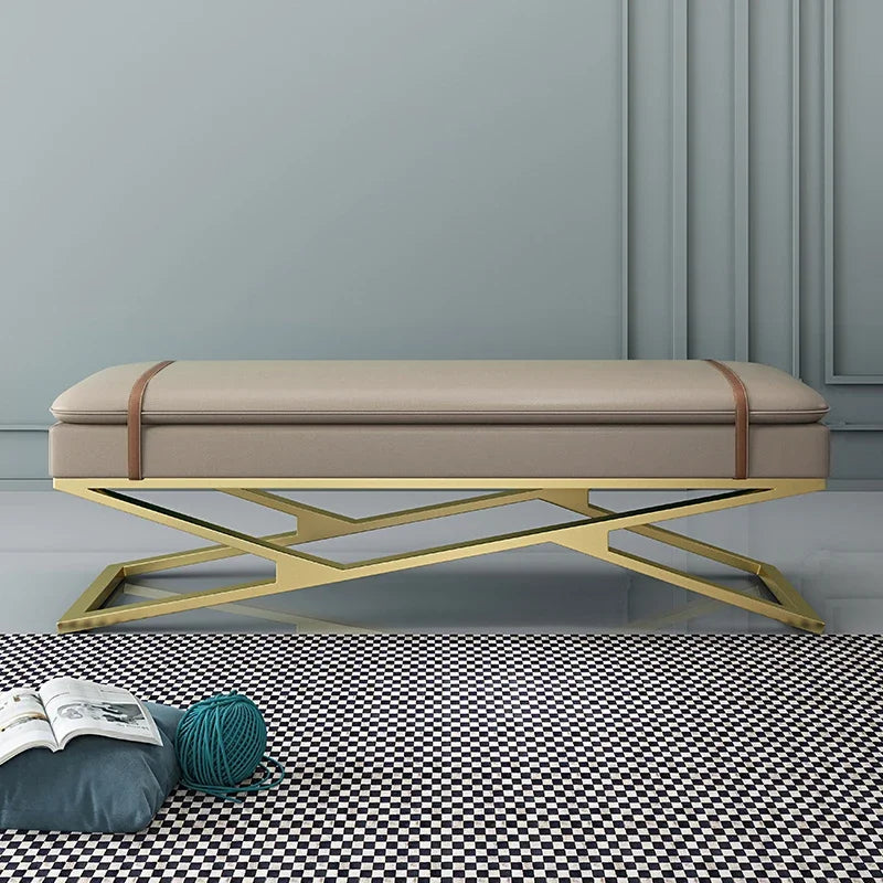 Bathroom Luxury Shoes Bench Nordic Makeup Bedroom Stool Living Room Entrance Design Meuble Design Decoration