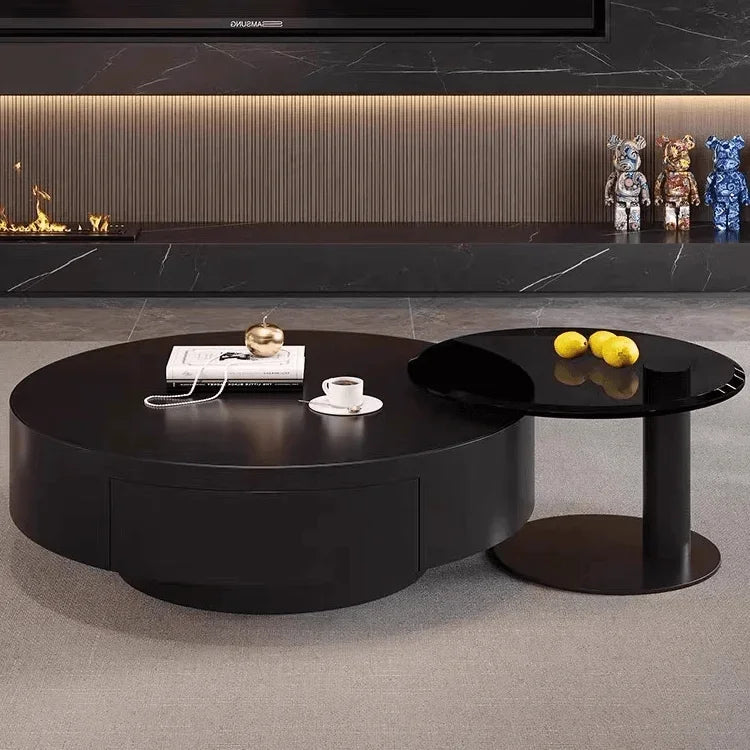 Modern Round Coffee Table For Living Room Luxury Cute Low Coffee Table Nordic Decor Table Basse Salon Furniture Living Room