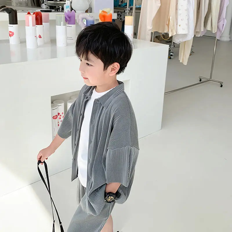 Baby Boy Clothes Set T-shirt+Shorts Kids Boy Summer Clothing Set  Baby Boy Outfit Set Toddler Tee Shirt Pants 6 8 10 12 14 years