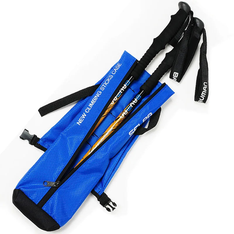 Portable Trekking Pole Carrying Bag Storage Bag Pouch with Zipper for Walking Stick Hiking Poles Travel Case