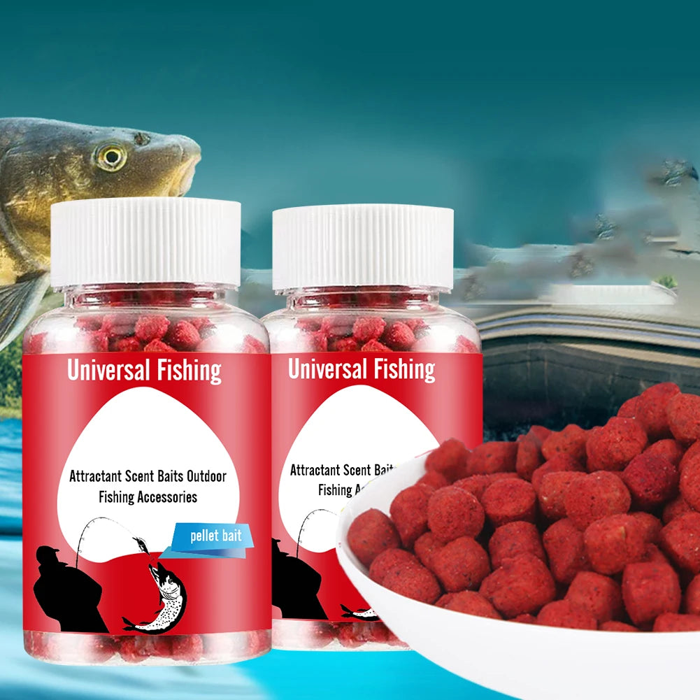 Fish Attractant Fishing Groundbait Universal Concentrated Fish Bait Fishing Food Bait Aquatic Feed for Freshwater Fishing