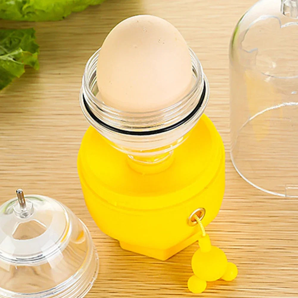 Hand Powered Golden Egg Maker Inside Mixer Kitchen Cooking Gadget Portable Egg Cooker Tool Egg Scrambler Shaker