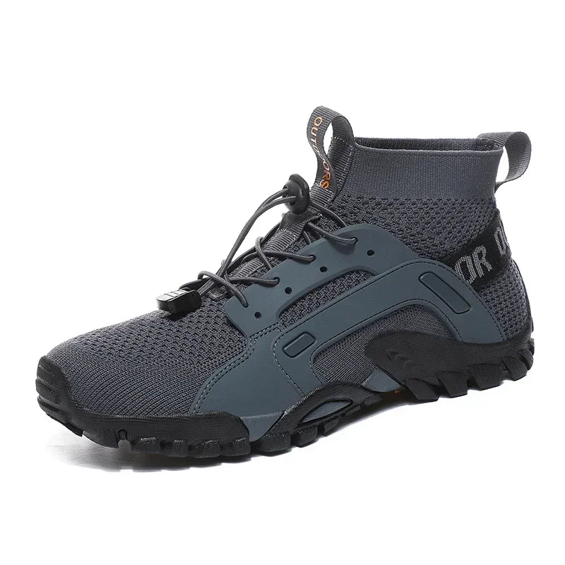 Hiking Shoes for Man Outdoor Comfortable Breathable Mesh High Top Boots Mountaineering Woman Quick Drying Leisure Travel Sneaker