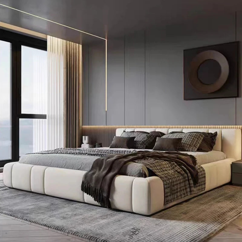 Organizer Bedroom Bed Queen Size Multifuncion King Upholstered Bed Frames Luxury Camas De Matrimonio Dormitorio Furnitures