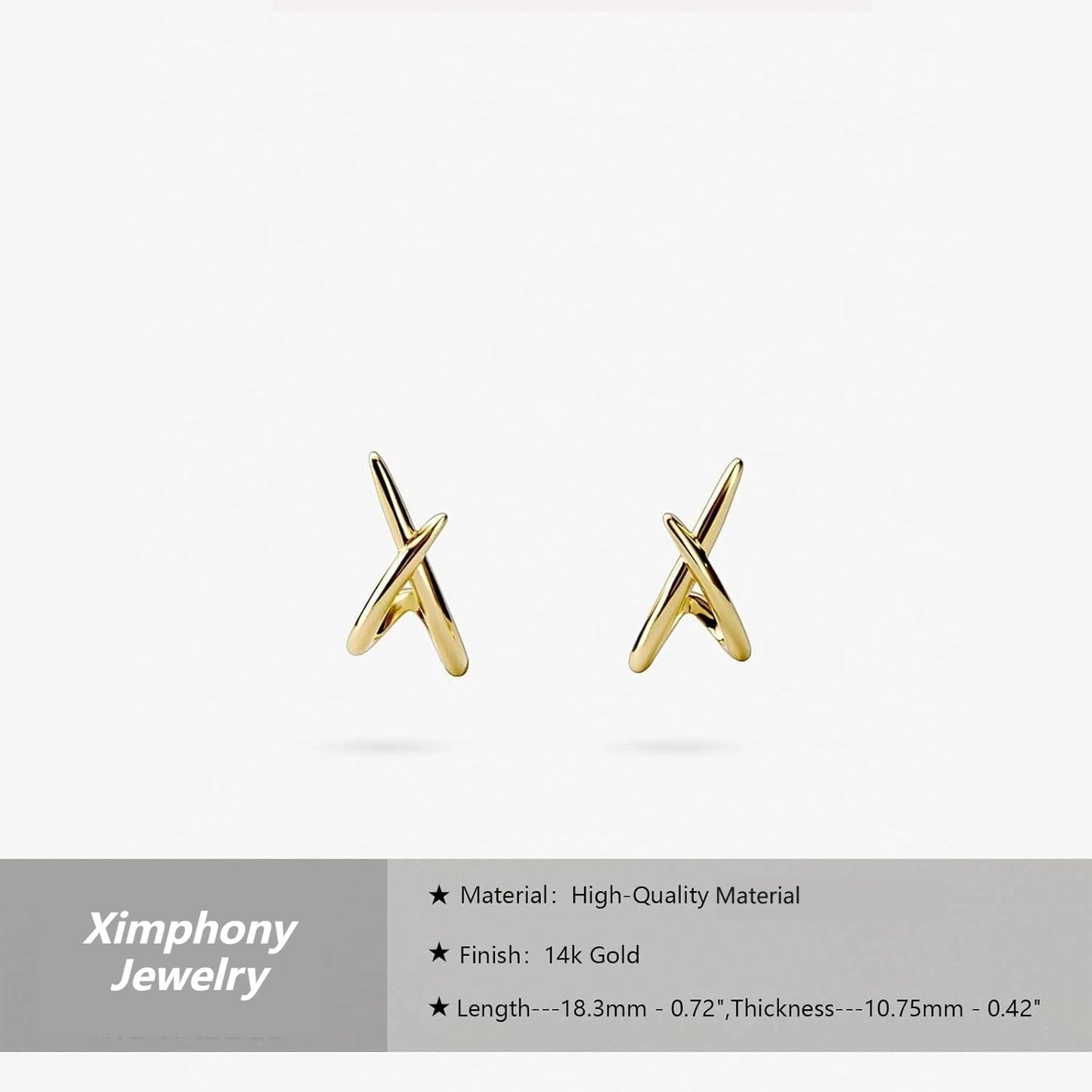 Gold Earrings for Women Trendy Gold Stud Earrings Dainty Earrings Simple Silver Earrings Hypoallergenic Earring for Women Gifts