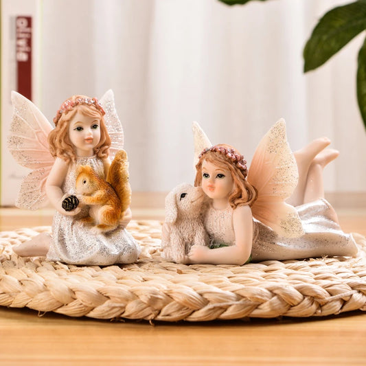 Decorative Home Accessories Things For Room Decorations Children's Room Decoration Little Angel Resin Doll Decoration Desk Decor
