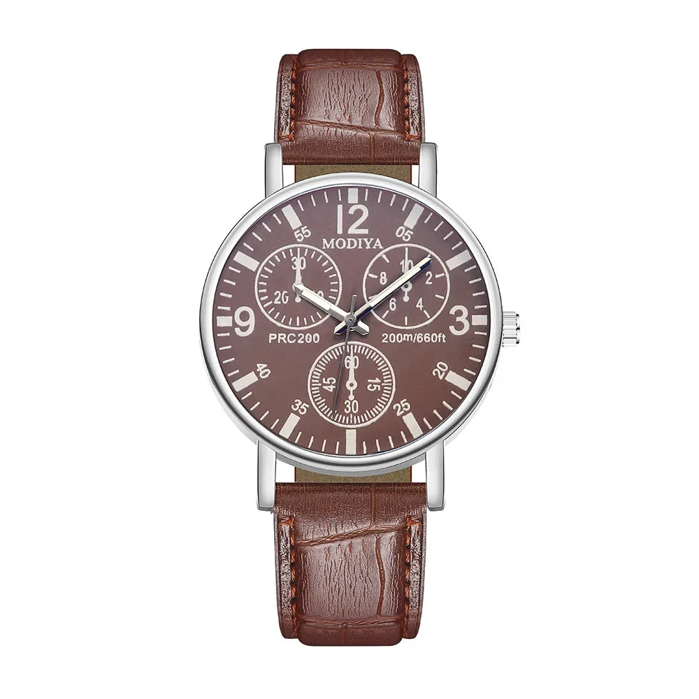 Men Watches Business Wrist Watch Luxury Leather Strap Analog Watches Quartz Wristwatches Clock Men Women Relogio Masculino