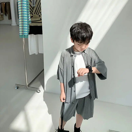 Baby Boy Clothes Set T-shirt+Shorts Kids Boy Summer Clothing Set  Baby Boy Outfit Set Toddler Tee Shirt Pants 6 8 10 12 14 years