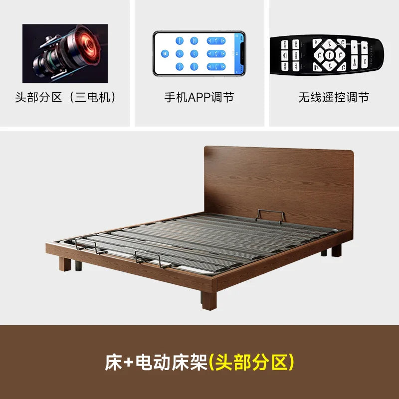 Massage Modern Massage Bed Double Loft Luxury Sleeping Design Platform Bed Leather Frame Letto Matrimoniale Trendy Furniture
