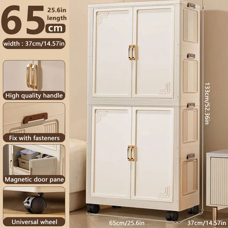 Multi-specification Large Capacity Wardrobe Foldable Easy Install Clothes Storage Cabinet  Organizer for Home