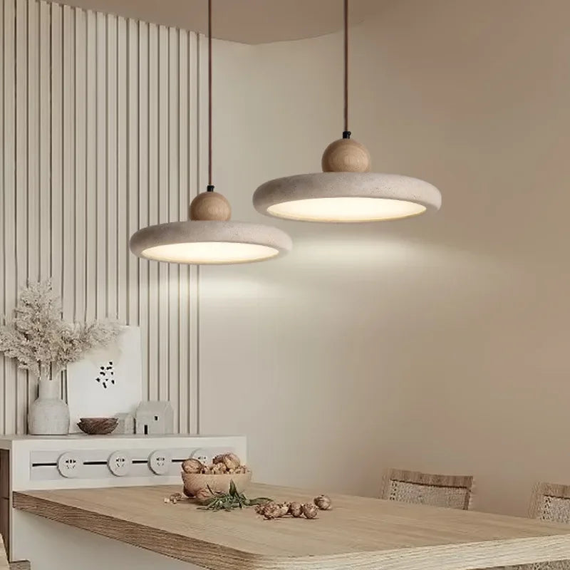 Designer's New Stone LED Chandeliers Living Room Dining Table Bar Bedroom Kitchen Creative Pendant Lamp Home Lighting Decoration