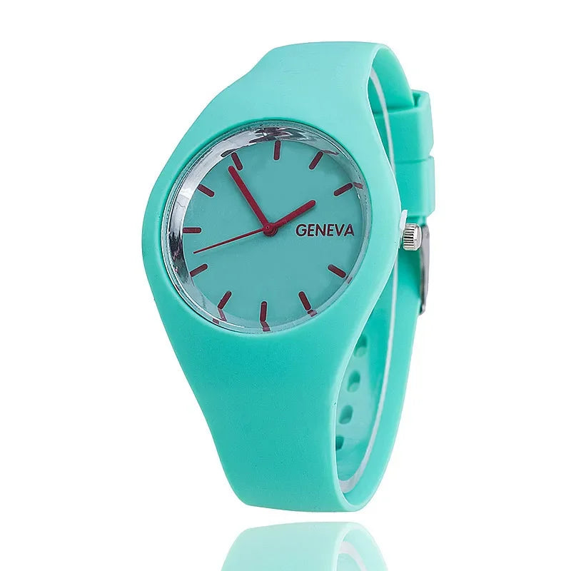 Reloj Mujer 2021 Women's Watches Famous Brand Quartz Watch Women Fashion Casual Sports Silicone Wristwatch Hot Kobiet Zegarka