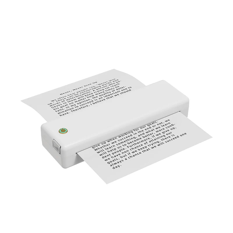 Portable A4 Thermal Printer Inkless Bluetooth Photo PDF Document Printer Memo Note Tattoo Print Wireless Tattoo Stencil Printer