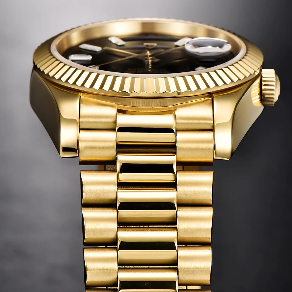 PAGANI DESIGN DD36 Gold Black Luxury Men's Mechanical Watches Automatic Watch For Men 2025 New AR Sapphire glass Wrist watch