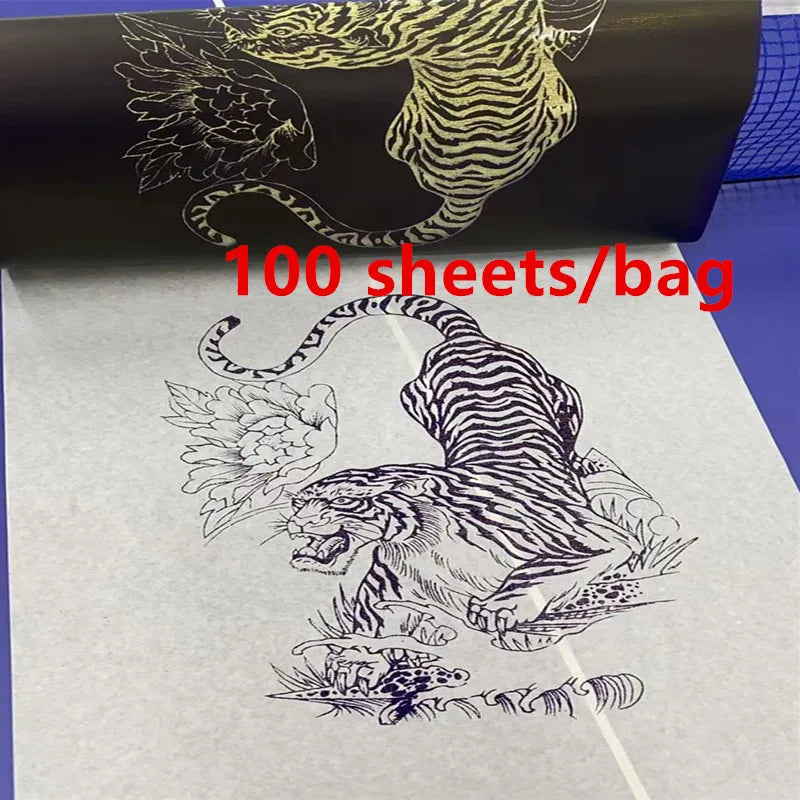 Portable A4 Thermal Printer Inkless Bluetooth Photo PDF Document Printer Memo Note Tattoo Print Wireless Tattoo Stencil Printer