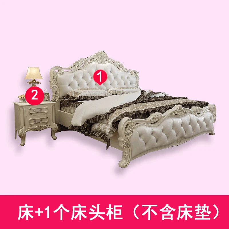 Multifunctional Storage Double Bed European Minimalist Camping Pliable Double Bed Luxury Modern Camas De Dormitorio Furniture
