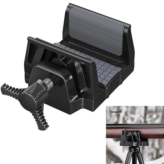 Universal Shooting Clamp Rest Lightweight Mount with 1/4" and 3/8" Screw Holeer Stand Head for Hunting Outdoor