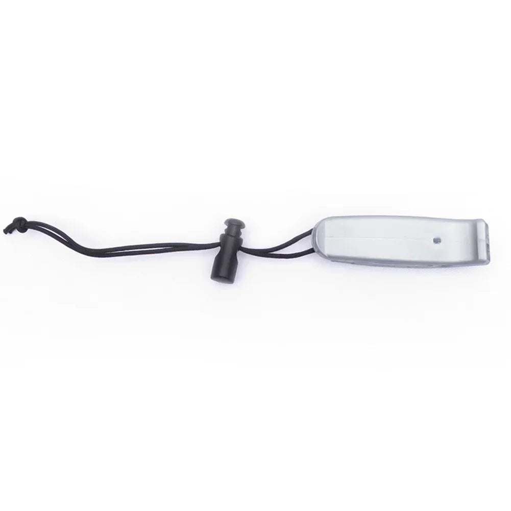 1PCS Safety Whistle With Clip For Boating Camping Hiking Hunting Scuba Diving Outdoor Survival Rescue Signaling