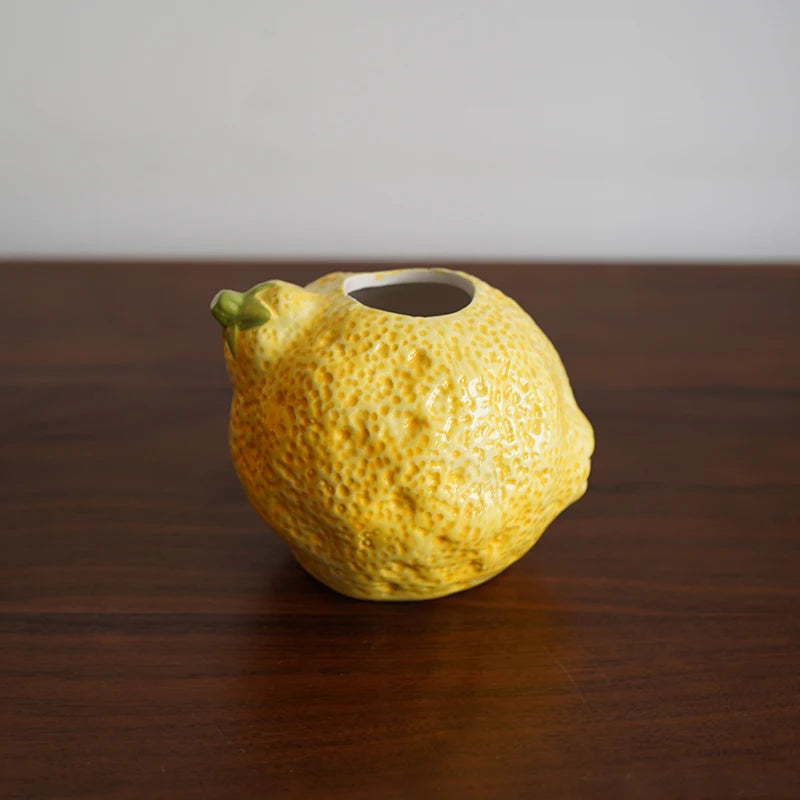 Fruit Shaped Ceramic Vase Vintage Floral Ware Dried Flower Vase Desktop Vases Flower Arrangement Hydroponic Vases Crafts