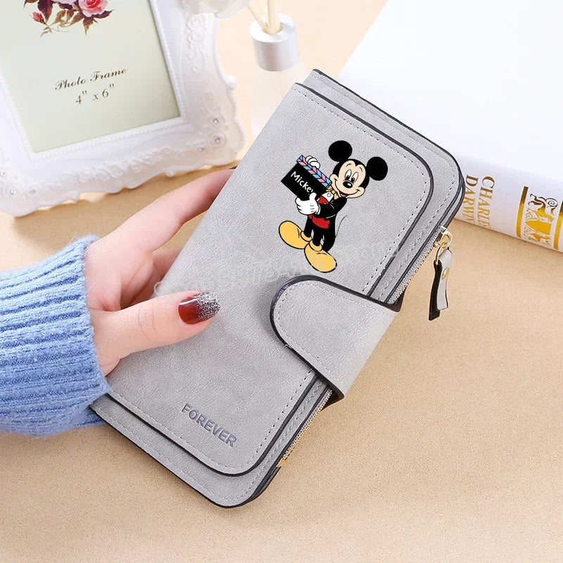 Mickey Minnie Wallet Women Wallets Card Wallet Coin Wallet Womens Bags for Women Purse ID Wallets Female Coin Purse Girls Gift