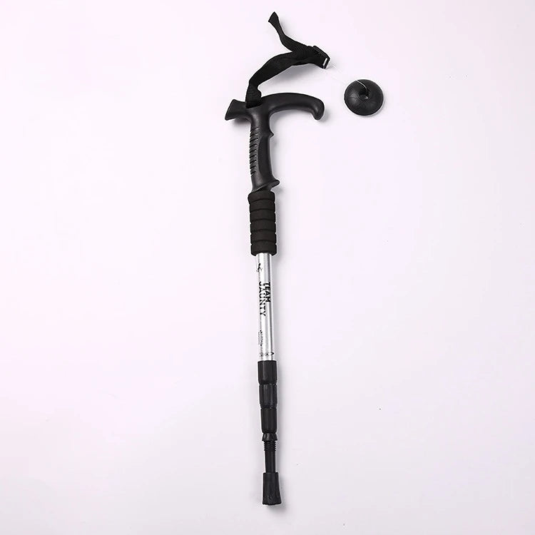 Trekking Pole Ultralight Walking Sticks Adjustable Hiking Canes Telescopic Crutch for Walking Sticks Hiking Accessories