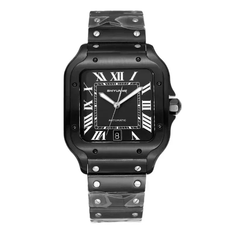 42mm Santos Collection Men's Noble Fashion Exquisite Watch Couple Type Stainless Steel Automatic Watch