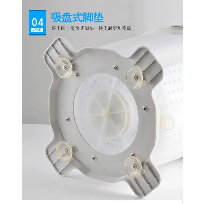 Manual washing machine without electricity Dormitory hand-cranked small drying bucket Outdoor portable socks underwear Hot sales