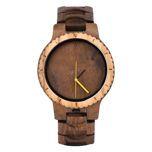 2025 New Design Wooden Watch Men Watches Quartz Wristwatches
