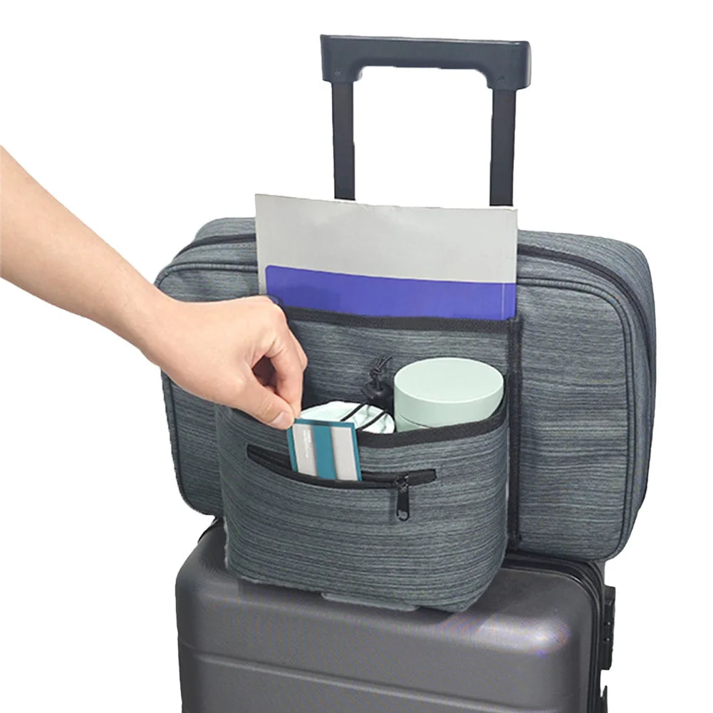 Luggage Travel Cup Holder Free Hand Suitcase Cup Holder Travel Luggage Drink Bottle Bag for Roll on Suitcase Handles