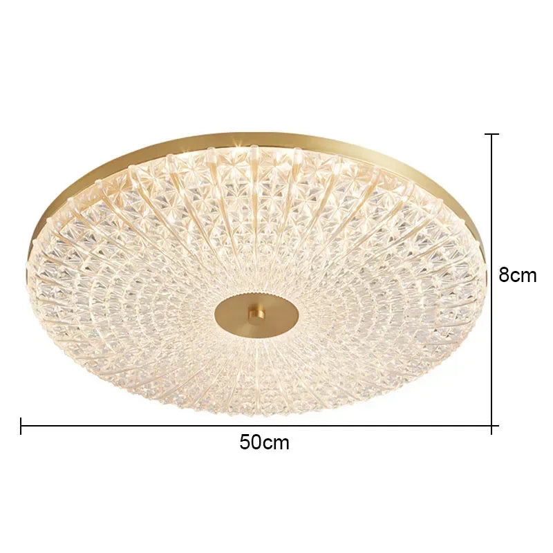 Modern Minimalist LED Circular Acrylic Ceiling Light Bedroom Living Room Dining Room Home Decoration Lighting