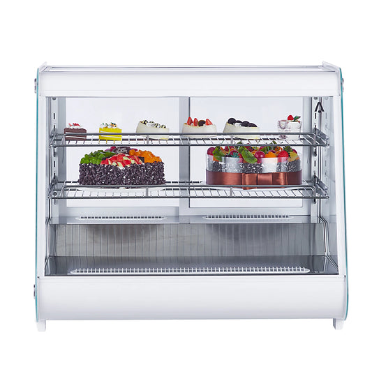 149 L Commercial Display Refrigerator Refrigerated Display Case Countertop Pastry Display Fridge With Tempered Glass Door