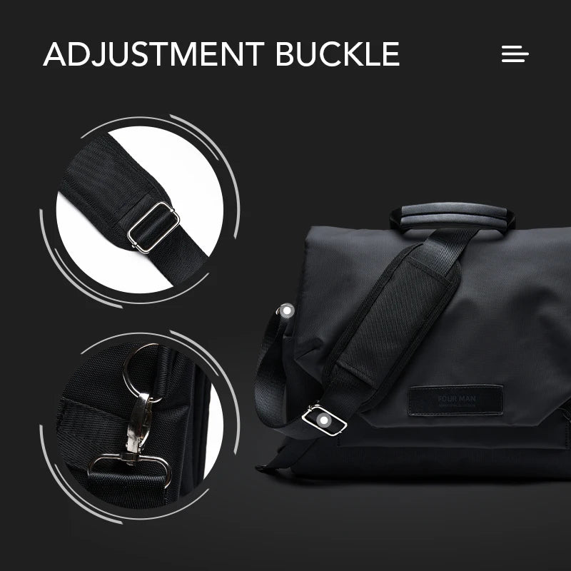 2024 Men's Messenger Crossbody Shoulder Bags Men Small Sling Pack For Work Business Waterproof Oxford Packs Satchel Purse