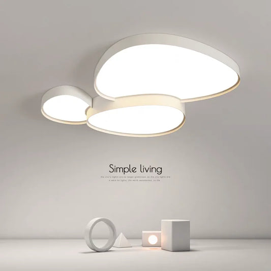 Remote Control Living Room Light Modern Simple LED Ceiling Lamp Lustre Home Creative Indoor Lighting Bedroom Dining Room Fixture