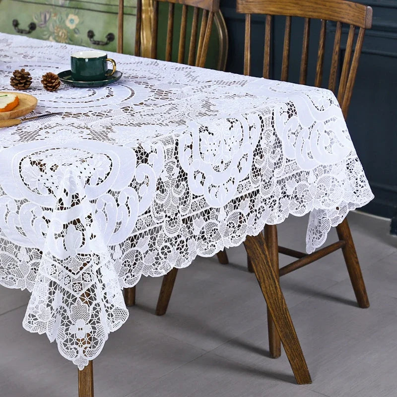 Lace Universal Tablecover Classical Wedding Tablecloth Decoration New Style Minimalist Home Dining Table Coffee Table Cloth