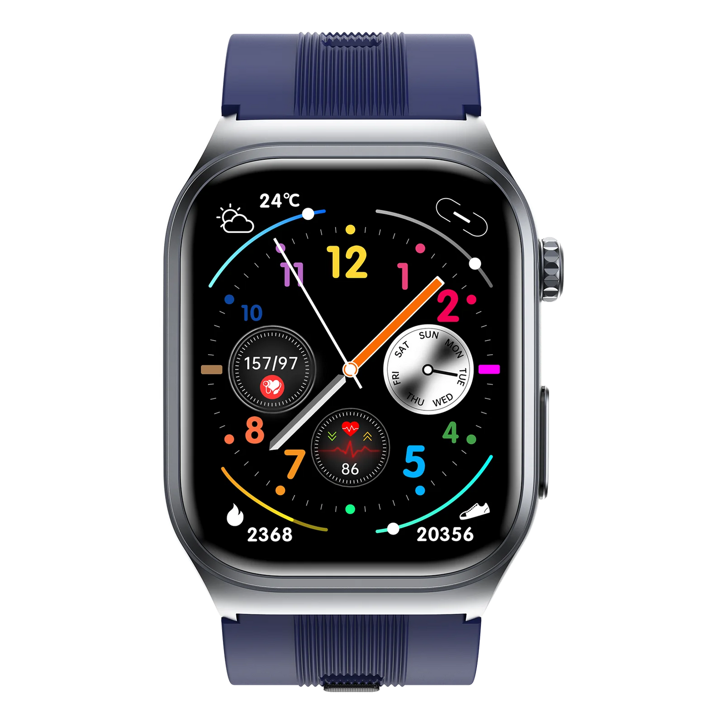 For XIAOMI 2025 Smart Watch New Air Pump Blood Pressure Lipid Uric Acid ECG NFC Body Temperature Answer Call Health Smartwatch
