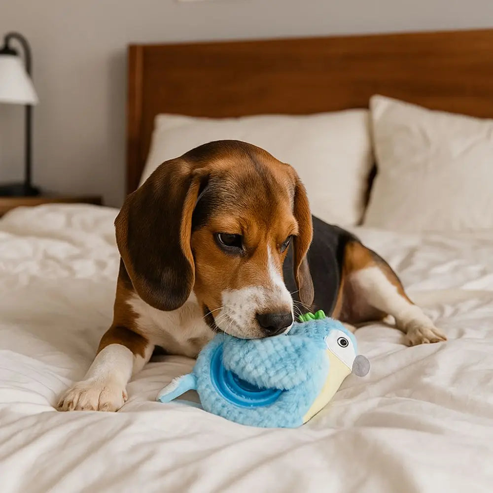 Pet Supplies Bite Resistant Dog Leaking Food Toy Animal Shape Wear-resistant Pet Training Toys Plush TPR Pet Sounds Toys Outdoor