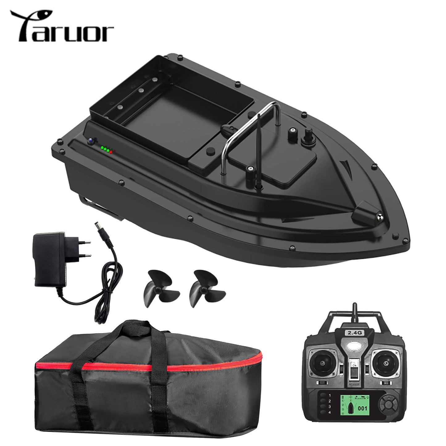 GPS Fishing Bait Boat with Large Bait Container Automatic Bait Boat with 400-500M Remote Range