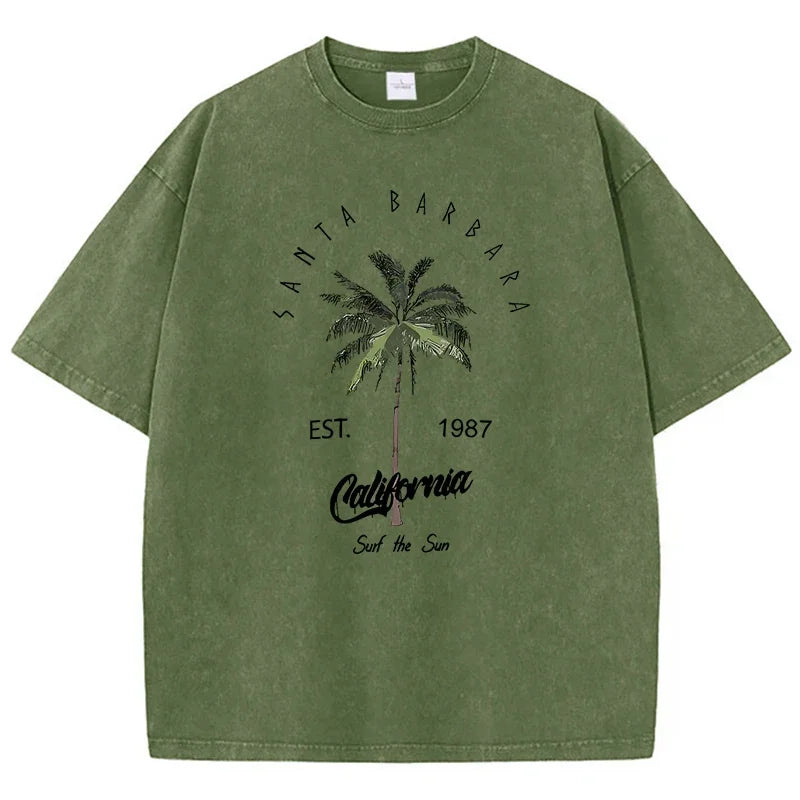 Men's Printed T-shirt Soft and Fashionable T-shirt Breathable Clothing Regular T-shirt High-quality Comfortable Top