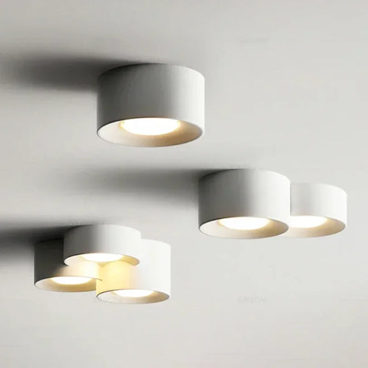 LED Ceiling Mounted Lights for Living Room Bedroom Hallway Corridor Modern Nordic Cylinder Minimalism Indoor Home Decoration