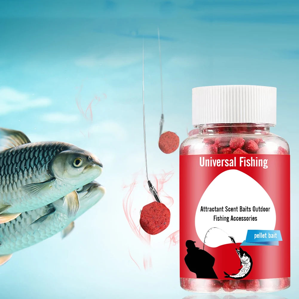 Fish Attractant Fishing Groundbait Universal Concentrated Fish Bait Fishing Food Bait Aquatic Feed for Freshwater Fishing