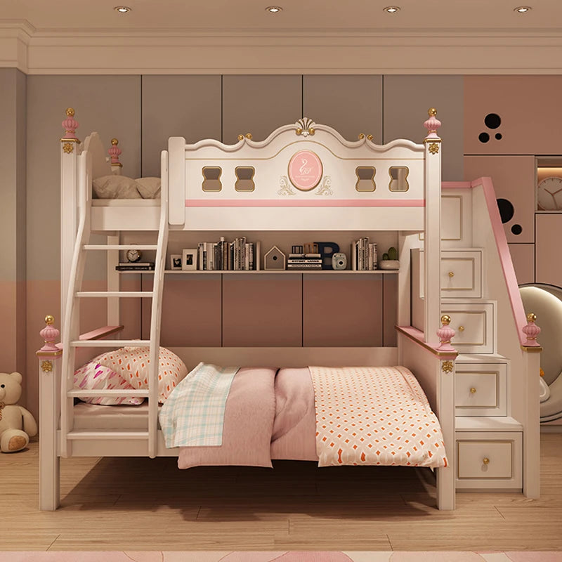 sliding loft bed frame with drawer storage modern luxury bases master bunk beds for kids white girl day bed bedroom furniture