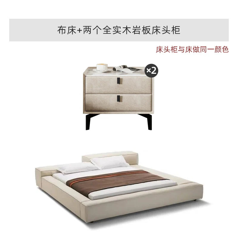 Under Storage Multifunctional Bed Luxury Double Nordic King Size Bed Frame Nightstands Hotel Camas Matrimonial Home Decoration