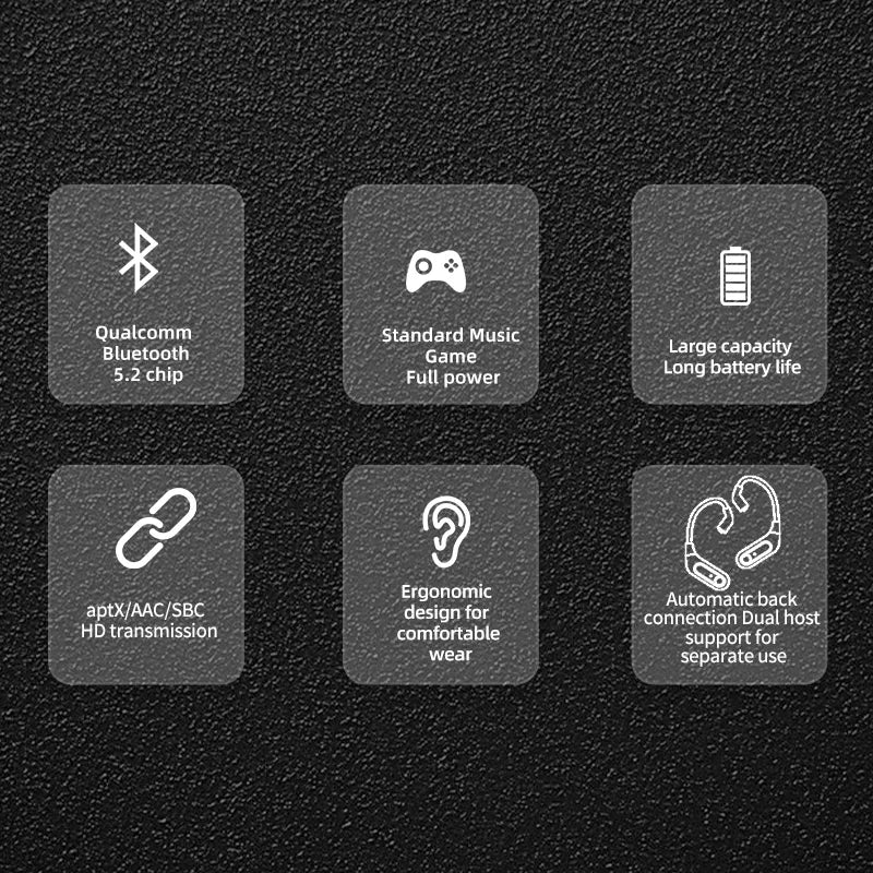 KZ AZ15 Upgrade Wireless Headphones Bluetooth-compatible 5.2 Cable Wireless Ear Hook With Charging Case AZ09 PRO AZ10