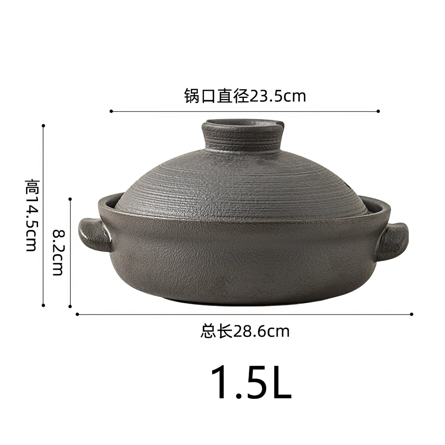 Ceramic Pot Cooking Japanese Style Clay Casserole  Kitchen Cookware Stew Pot Big Soup Pan Cooking Saucepan Korean Cookware