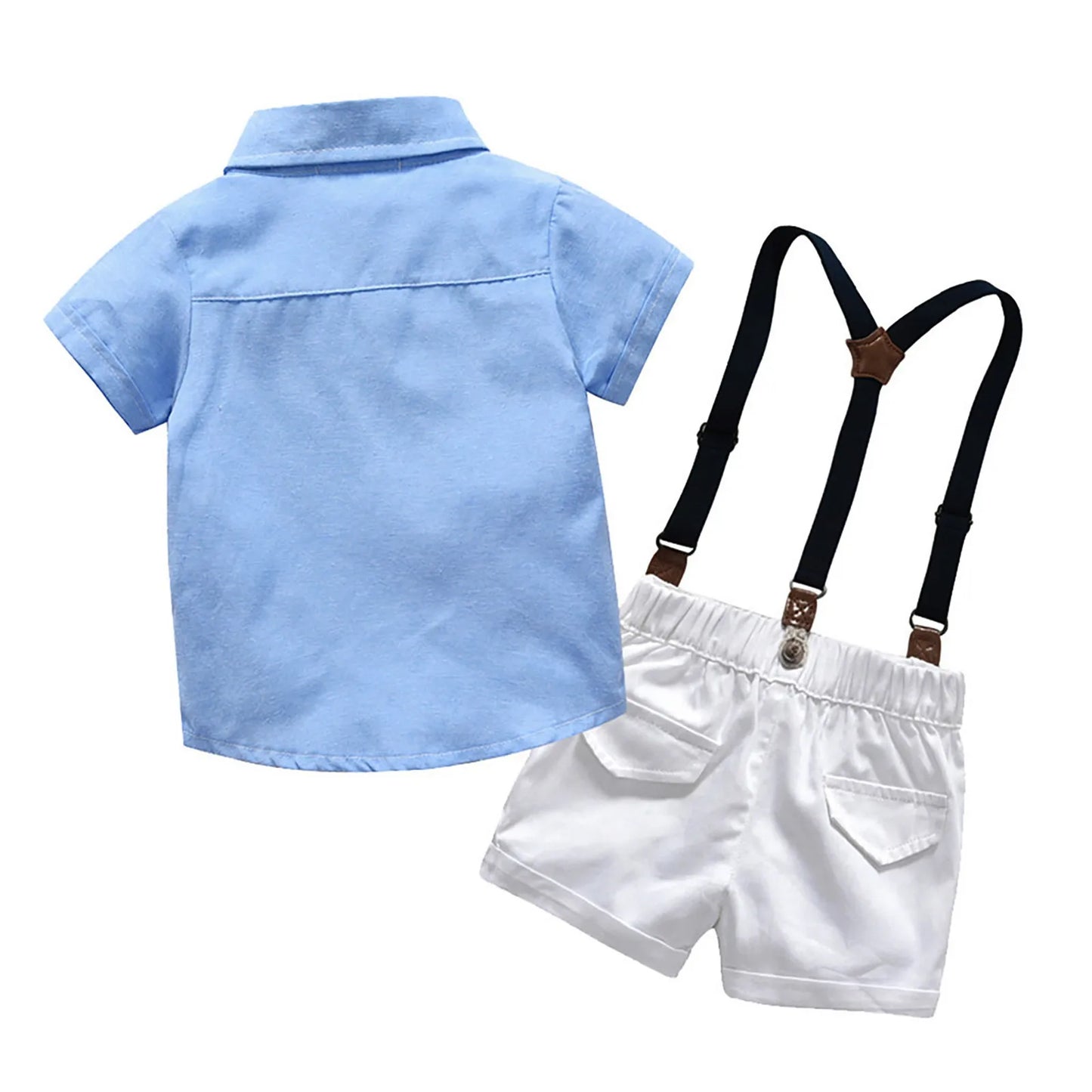 Toddler Boy Clothes Clothes Gentleman Tops+Shorts Infant Outfits Overalls Boys Tie Baby Bow T-Shirt Boys Boys Dress Overalls