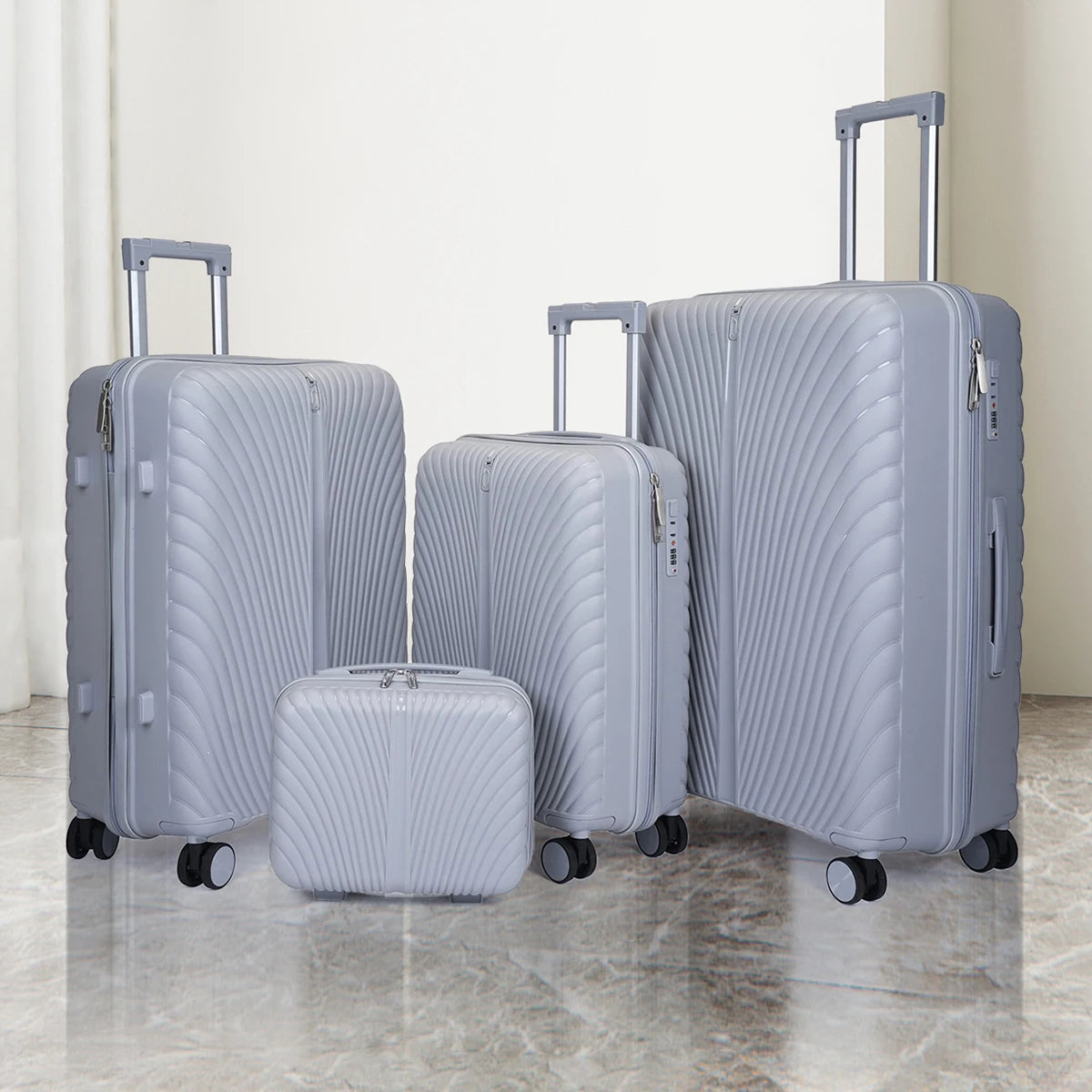 2025 New Large-Capacity and Durable Luggage Roller Suitcase Men and Women Carry-On Boarding Travel 20/24/28 Multi-Piece Set