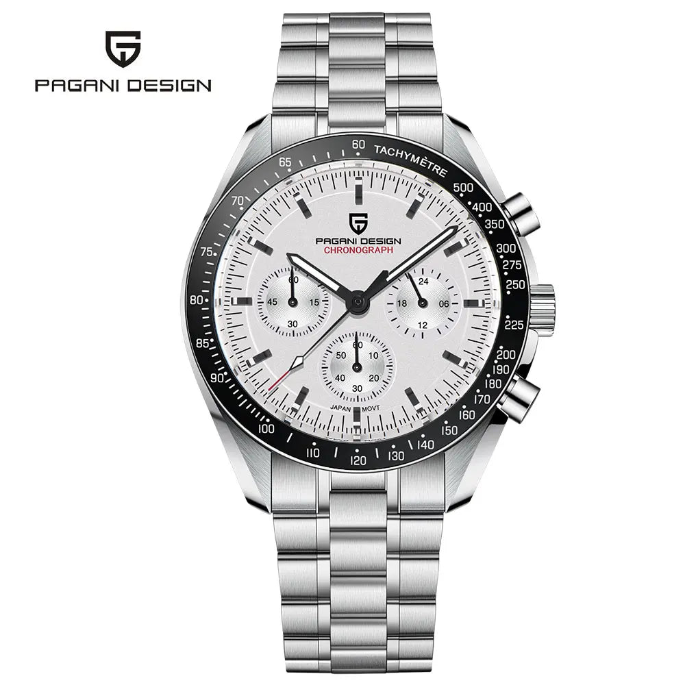 PAGANI DESIGN New Men’s Watch Chronometer Sapphire Mirror Red Quartz Watch For Men Waterproof Luminous Relogio Masculino 2025