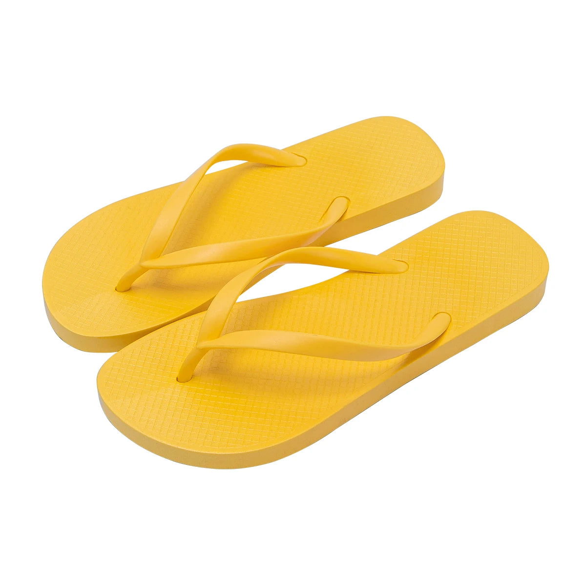 PVC Women Flip-Flops Summer Round Head Beach Flip-Flops Non-Slip Comfortable Soft Indoor Outdoor Slippers